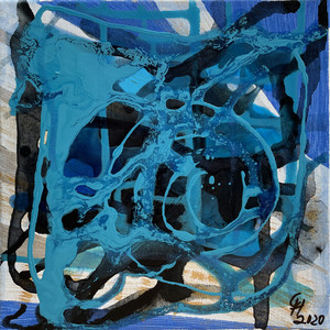 blau III (25x25)