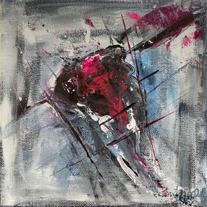 Rose abstrakt (20x20)