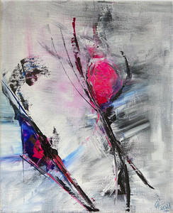 Blumen abstrakt (25x30)
