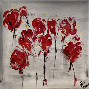 rote Blumen (30x30)