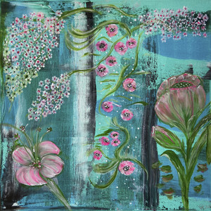 Tropenblumen (40x40)